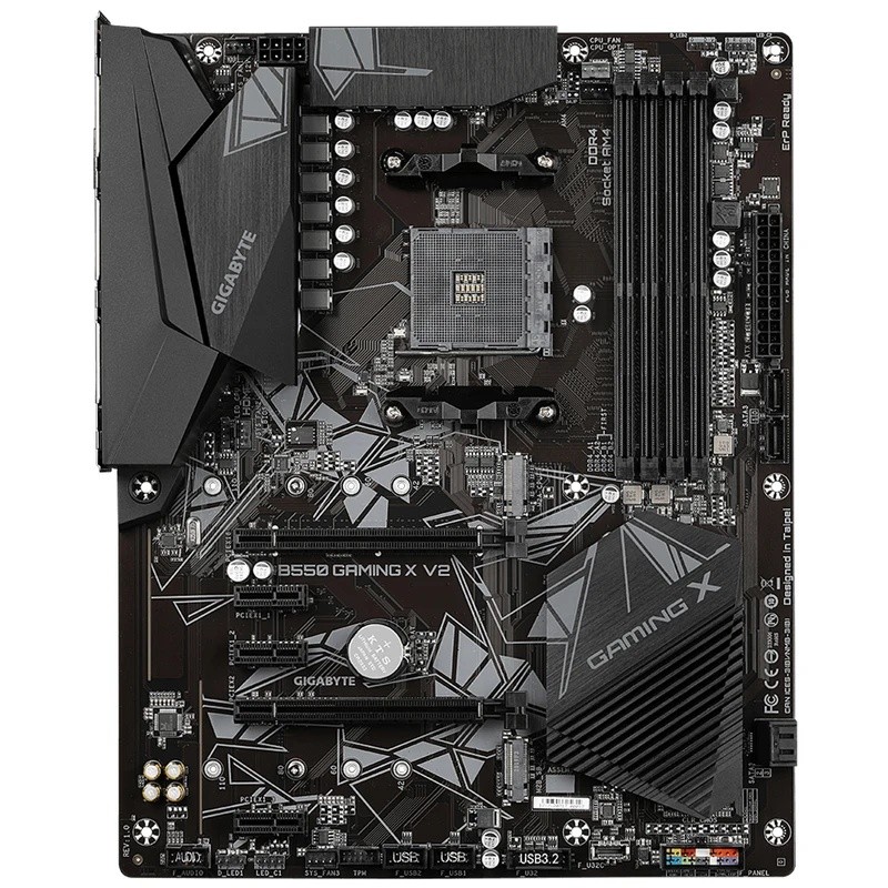 สําหรับ GIGABYTE B550 GAMING X V2 เมนบอร์ด AMD สําหรับ B550 AM4 ram ddr4 ใช้งานร่วมกับ Ryzen 7 5800X