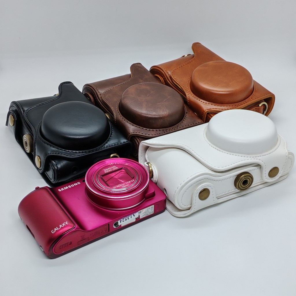 เหมาะสําหรับ Samsung EK-GC100 กระเป๋าป้องกันกล้อง/ซองหนัง GC110 GC200 กระเป๋ากล้องกระเป๋ากล้องเคสป้อ