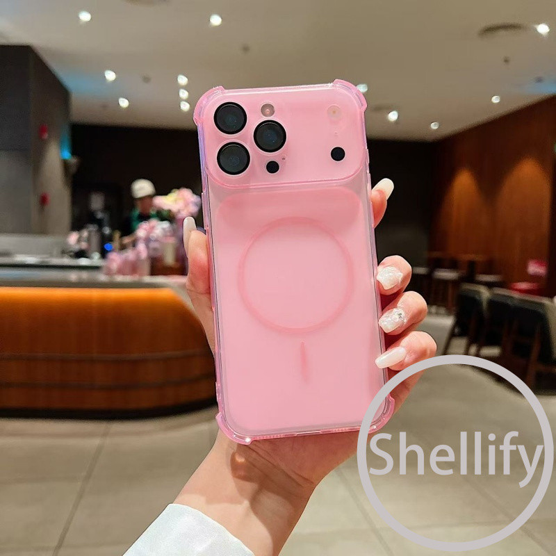 เชลิฟาย สี่มุมป้องกันการตกหน้าต่างขนาดใหญ่ปรับวงกลมสีม่วงเคสโทรศัพท์ฝ้าเหมาะสําหรับ ไอโฟน 11 12 13 1