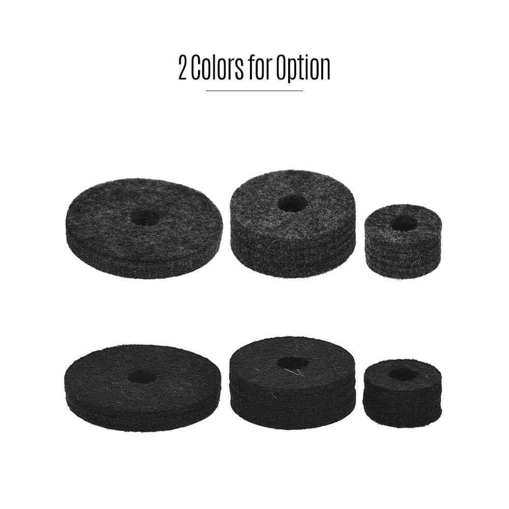 Cymbal Stand Felt Washer แขนกลองพลาสติกสําหรับติดตั้ง Cymbals บน
