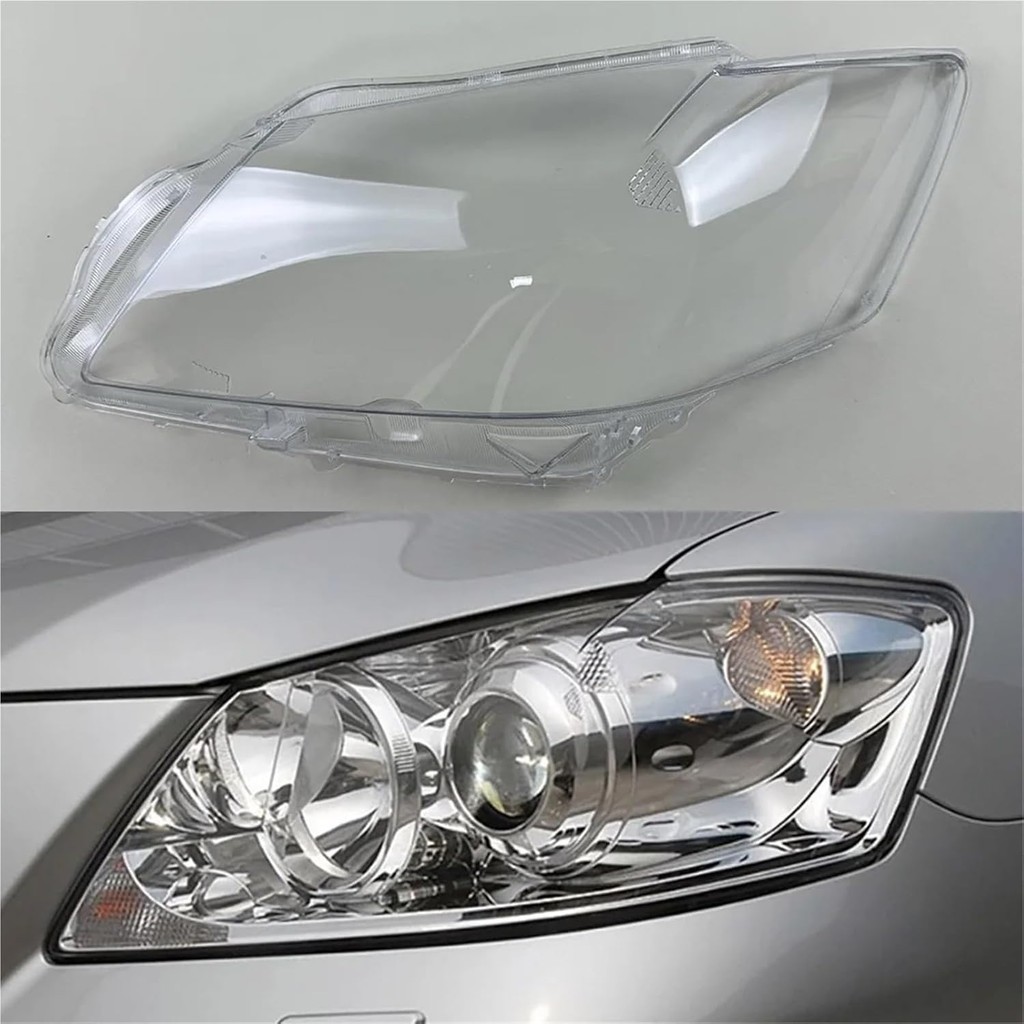 ไฟหน้าโปร่งใส Shell Lampmask โคม Shade ไฟหน้าเปลี่ยนโคมไฟเดิมเข้ากันได้สําหรับ Camry 2006 2007 2008 