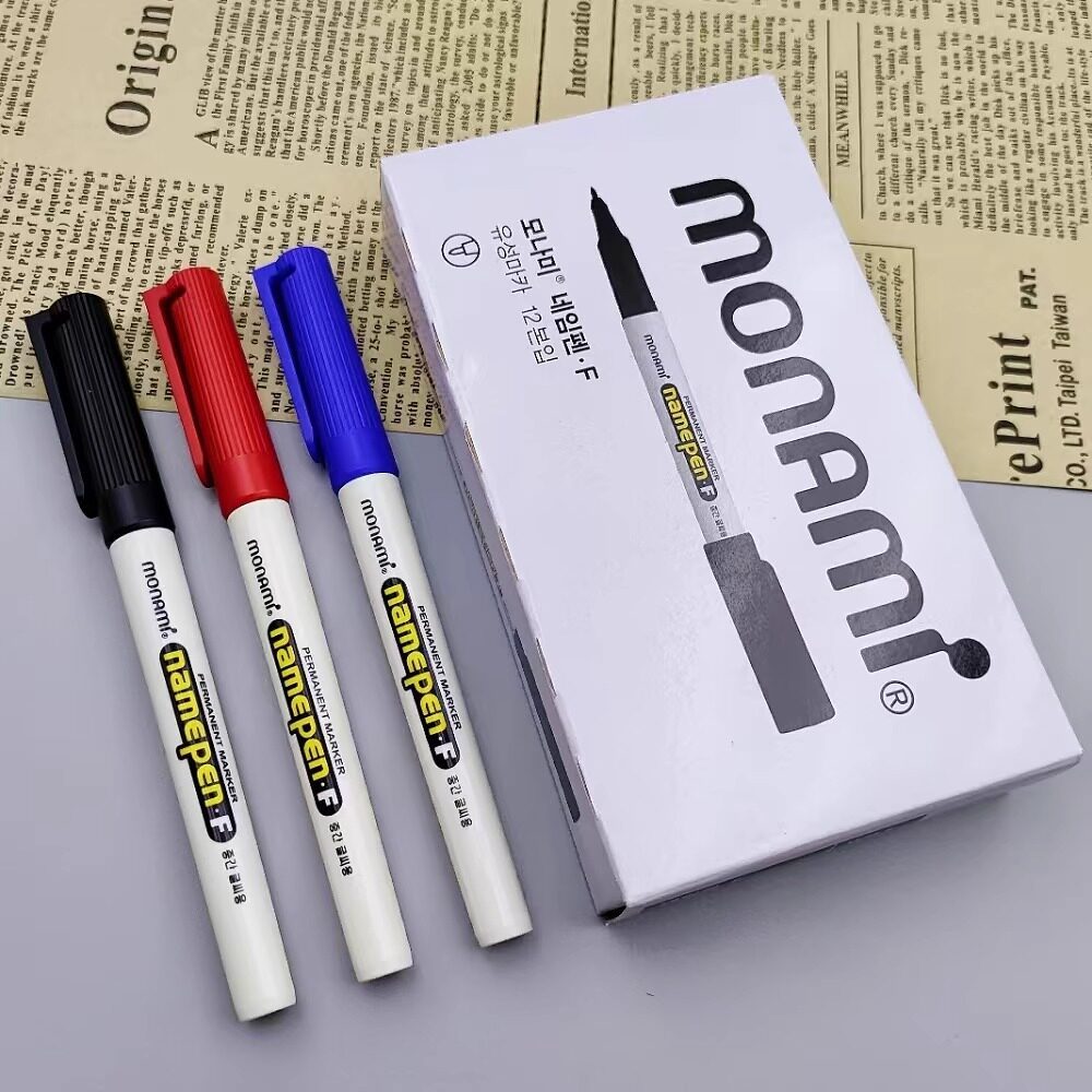 Monami monami namepen Oily Marker ปากกา CD ปากกา Marker Signature Line ปากกา F หัวเดียว