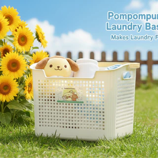 Green Air Laundry Basket ตะกร้าซักผ้า | ตะกร้าใส่ของ | ตะกร้าอเนกประสงค์ มีหูหิ้ว
