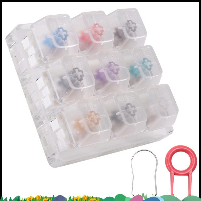 Super 9 Key Switches Tester สําหรับสําหรับคีย์บอร์ดสําหรับเล่นเกม Blue Linear Clicky Slient Silver W