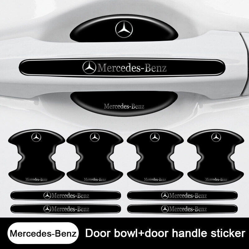 4/8 ชิ้นรถ Anti-collision Strip โลหะประตูสําหรับ Mercedes Benz AMG C Class CLA CLS GLA GLB GLC GLE G