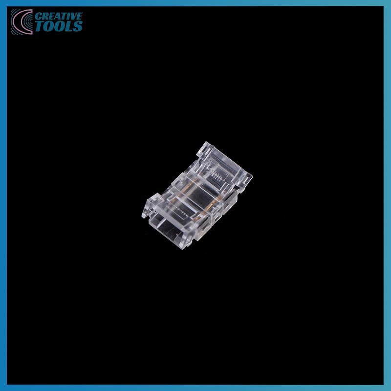 พร้อมสต็อก 10PCS 2pin 8 มม.COB LED Strip To Strip LED Connectors Strip To Wire การเชื่อมต่อ Solderle
