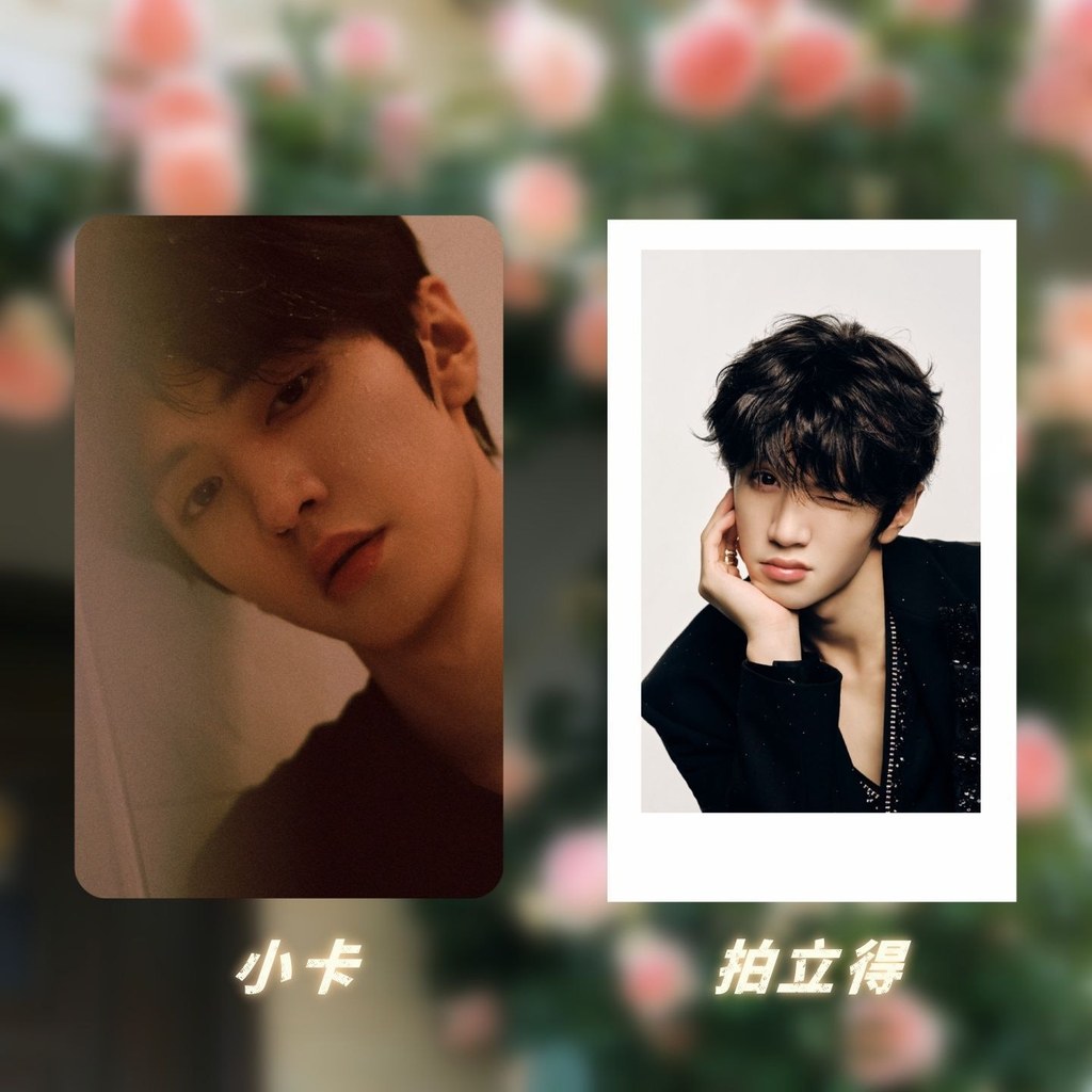 Chen Zheyuan สินค้าโพลารอยด์ Photocard โปสการ์ดมุมกลมลายเซ็น l#陈哲远周边拍立得小卡圆角明信片签名l