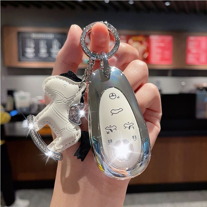 เหมาะสําหรับ 2026 MG S5 EV ฝาครอบกุญแจ MG S5 EV MG D + V + X + Cyberster เฉพาะกระเป๋าเปลือกภายใน