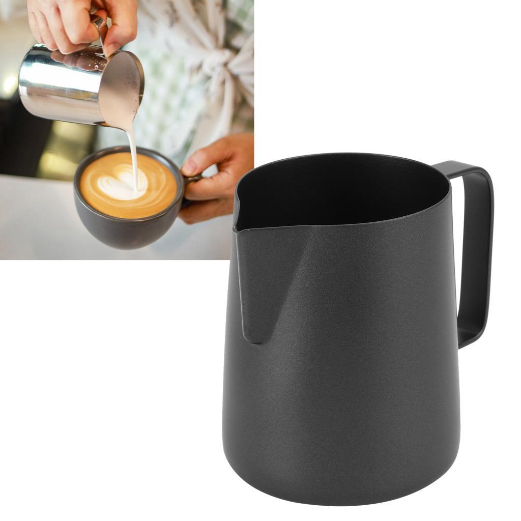 กาแฟ Art Pitcher Latte Milk Frothing ถ้วยทําเครื่องมืออุปกรณ์โดยไม่ต้อง Scale