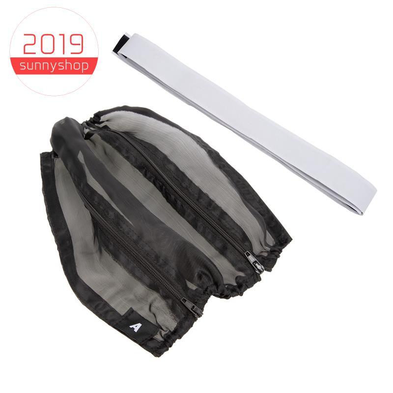 [sunnyshop2019]Zipper-Type Nylon Mesh Cover Chassis Dust Water Proof Net Cover Protection for TT-01 
