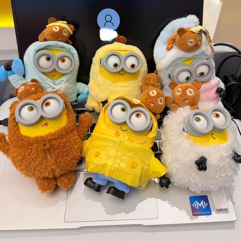 52TOYSBOB & TIM Minions Good Friends Together Mystery Box Series จี้ตุ๊กตาไวนิลอินเทรนด์ Play Gift