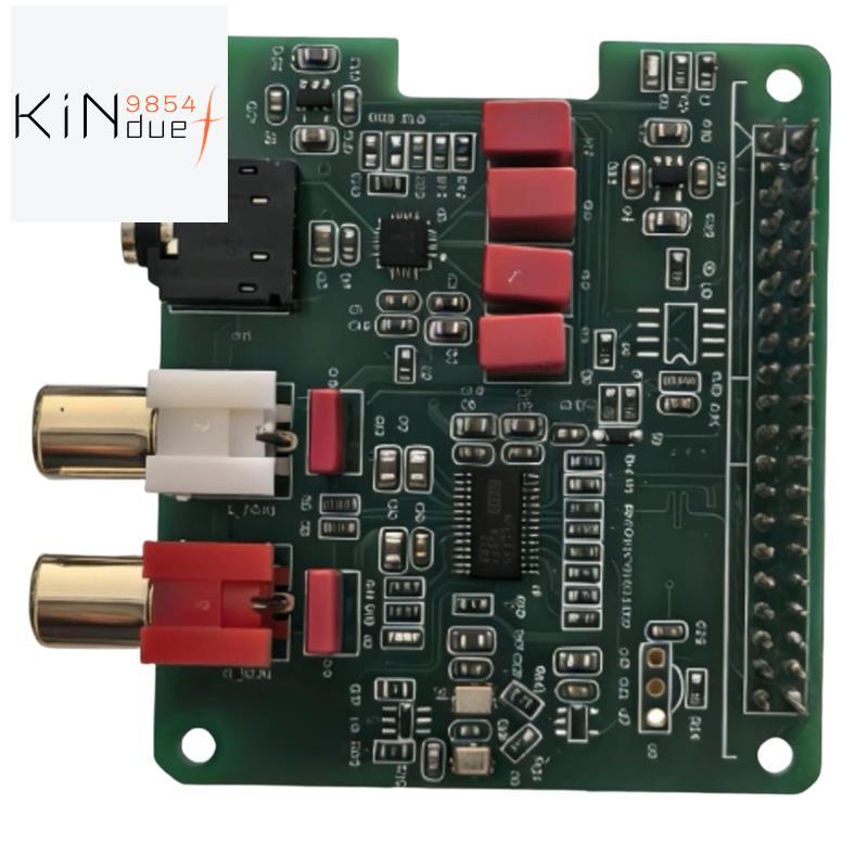 Rpi หมวก HiFi สําหรับ Zero, Zero W, 3B, 3B+, Pi 4 ,Pi 5 พร้อมขั้วต่อ 40 พิน