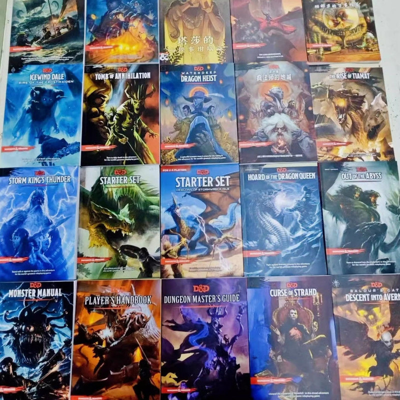 ใหม่รุ่น 5r คู่มือผู้เล่น Dungeons และ Dragons Sambo Book Rule Book dnd5E จีน Monster Player โมดูล