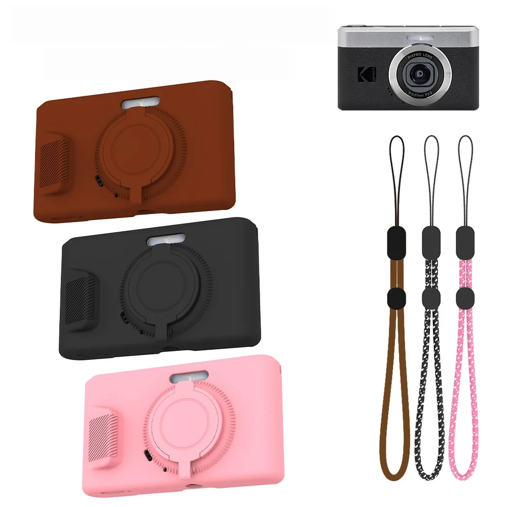 เคสซิลิโคนสีสันสดใสสําหรับกล้อง Kodak Pixpro C1 กันฝุ่นและกันกระแทก
