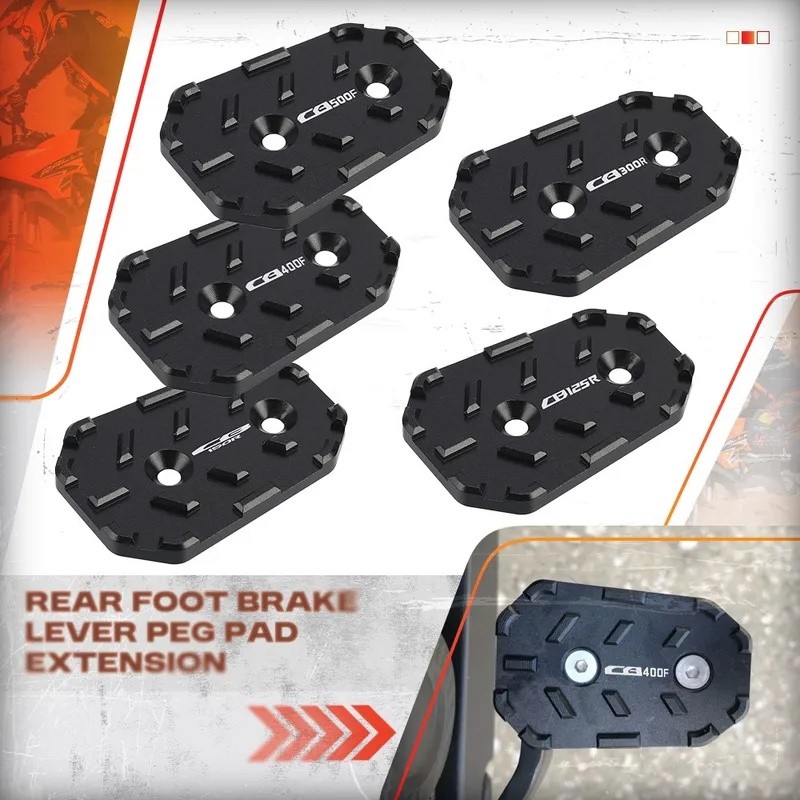 สแตนเลสสําหรับ HONDA CB 500F CB500F CB 500 F cb500f cb 500 f ด้านหลังเบรคคันโยก Peg Pad ขยาย Extende