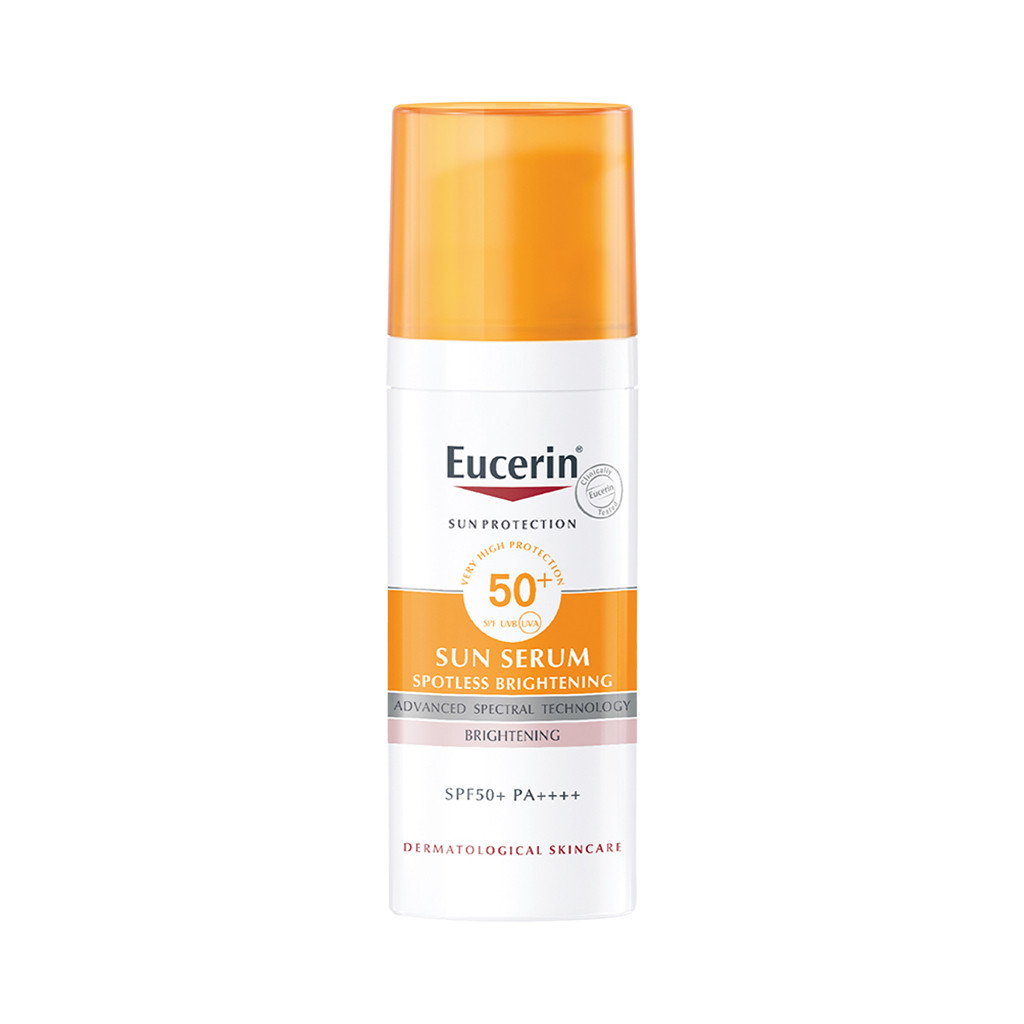 เซรั่มกันแดดลดจุดด่างดำSun Serum Spotless Brightening SPF50+ PA++++ 50 ml กันแดดหน้า เนื้อบางเบาซึมไว กระจ่างใสใน 2 สัปดาห์ ของแท้100% พร้อมส่ง