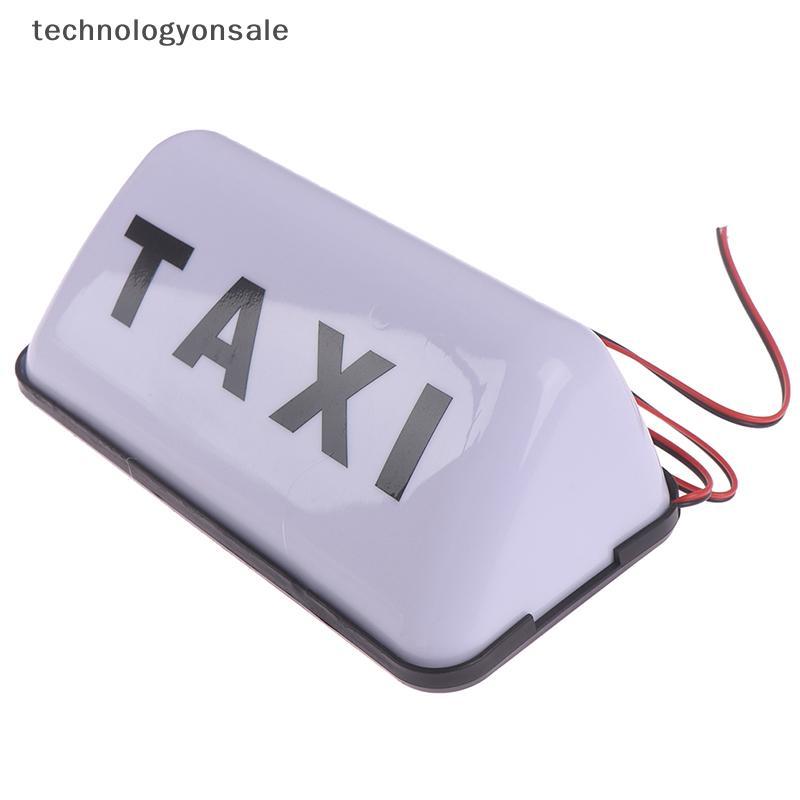 [Tech] Taxi Sign Cab Roof Top Topper Car Magnetic Sign Lamp 12V Light Waterproof Boutique