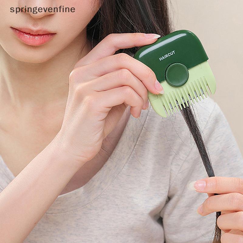 Springevenfine 2-in-1 Hair Trimmer &b: Split Ends Cutter for Girls, Works on Thin & Thi Hair Springe