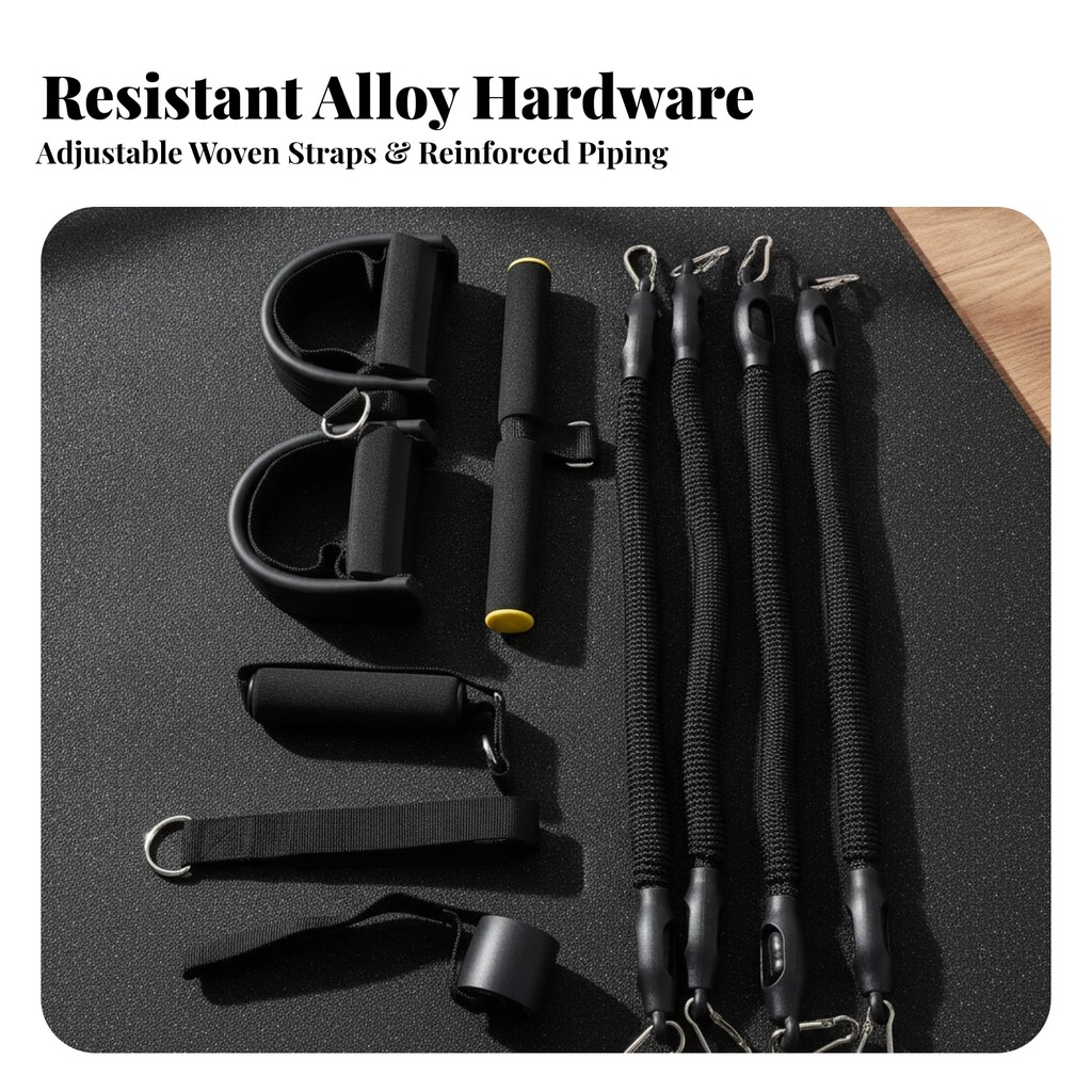 Foot-Pedal Resistance Exerciser Full Body Resistance Tube Exerciser พร้อมเท้าเหยียบสําหรับห้องนั่งเล