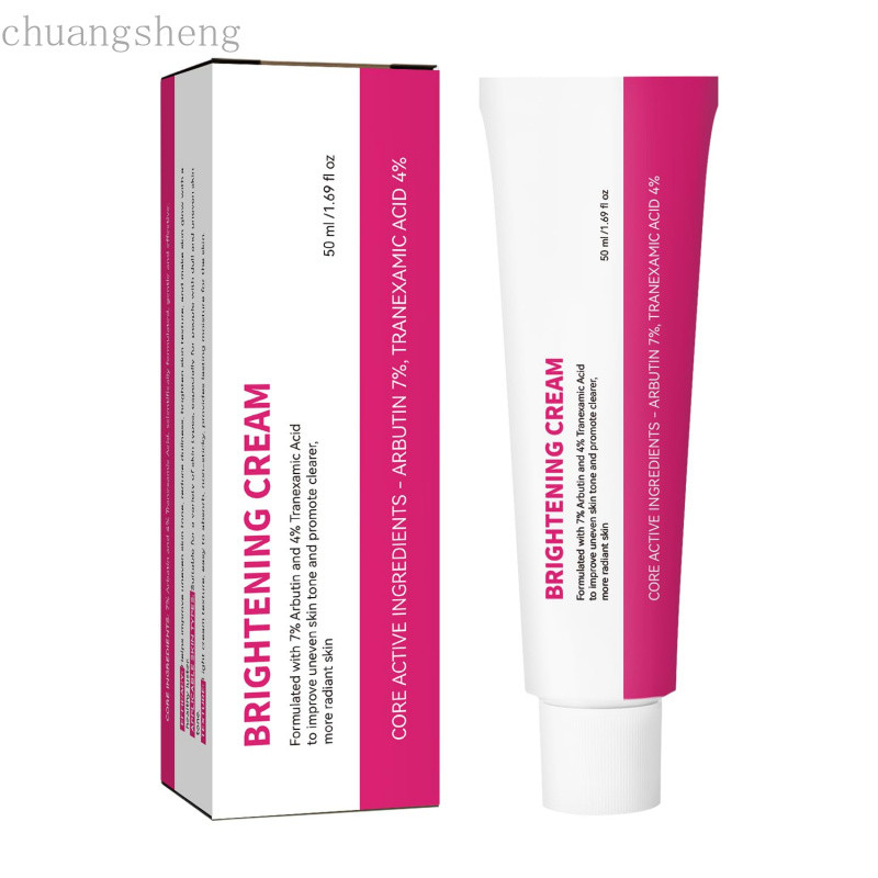 DIMOT Arbutin 7% Acid Face Cream, 70,000ppm Arbutin for Glow Skin Care, ครีมบํารุงผิวหน้าอ่อนเยาว์สํ