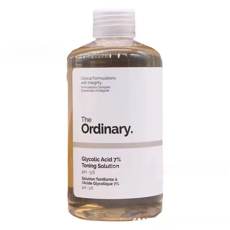 The Ordinary Glycolic Acid 7% Exfoliating Toner - 100mL / 240mL | ผิวเรียบเนียน โทนเนอร์ AHA