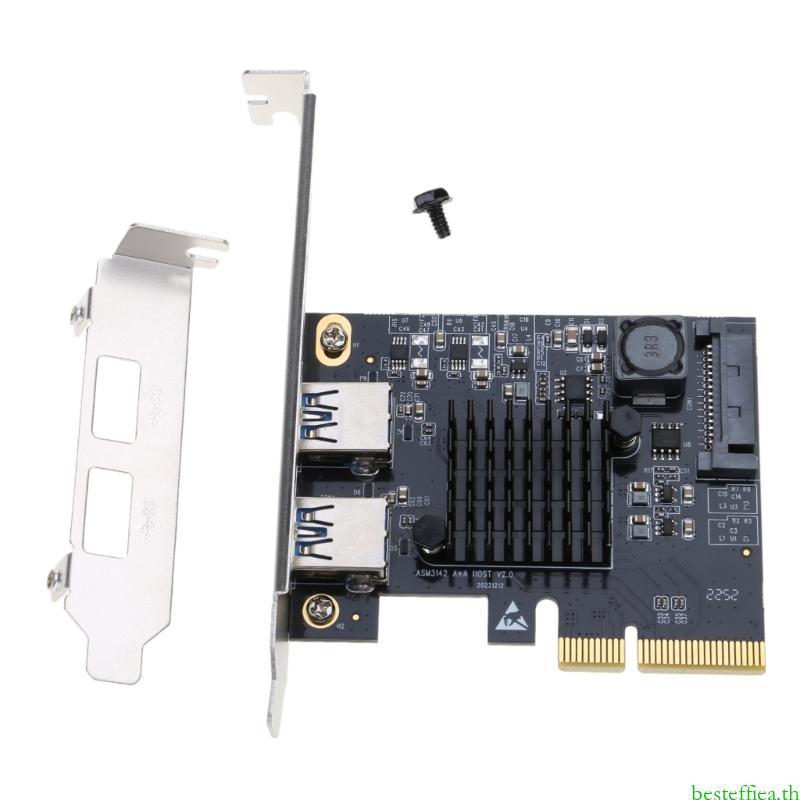 การ์ดขยาย PCI-E เป็น USB A 3 1 10Gbps PCI ภายในสําหรับ Express Type-A