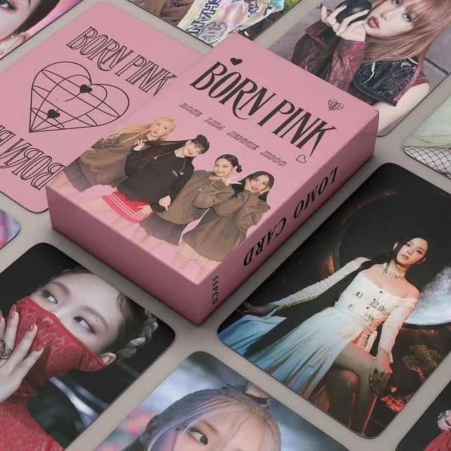 สแตนดี้bus การ์ด bus Black blackpink Photocard Pink Ink BornPink อัลบั้ม LISA JENNIE JISOO ROSE Phot