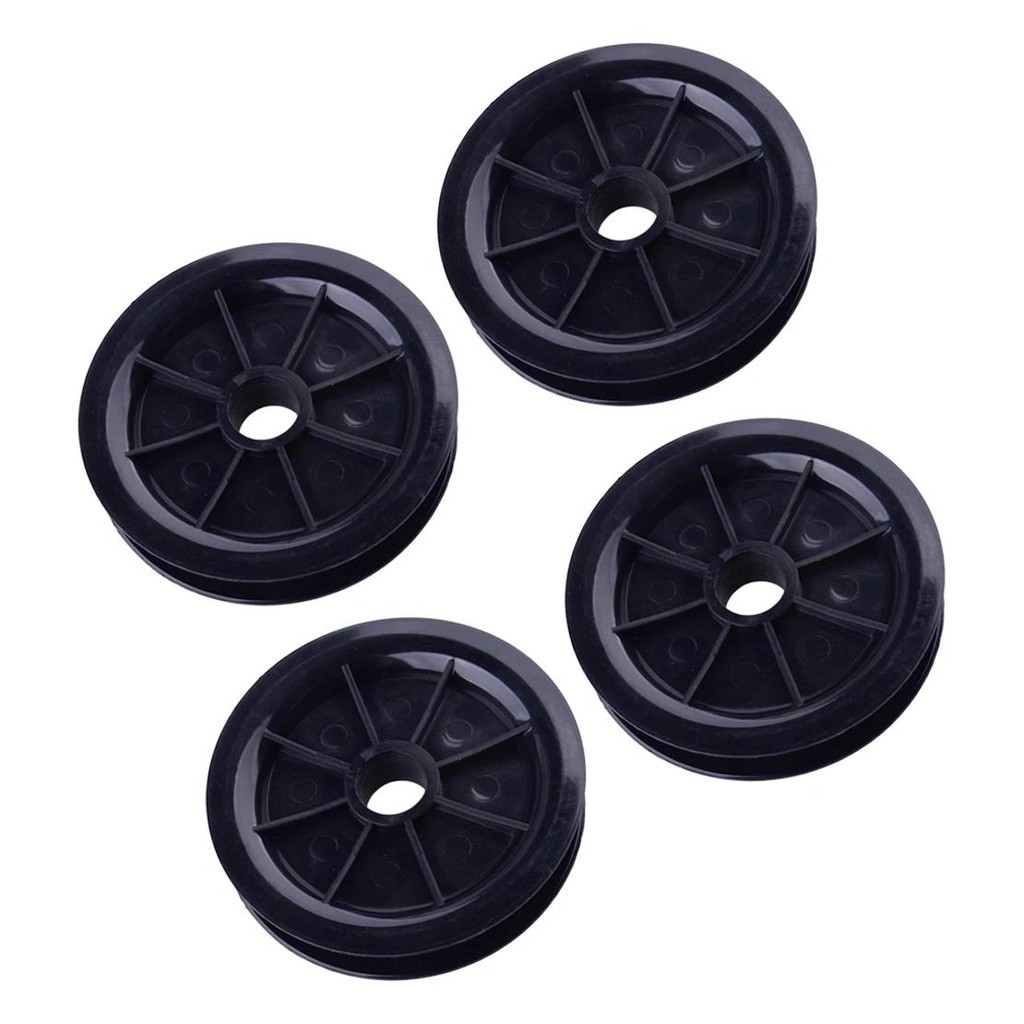 4pcs ท่อ Sheave Pulley Fit สําหรับ Toyota รถยก 02-6FD 02-6FG 40-6FG 4-6FG 6FD10 พลาสติกสีดํา 68804-2