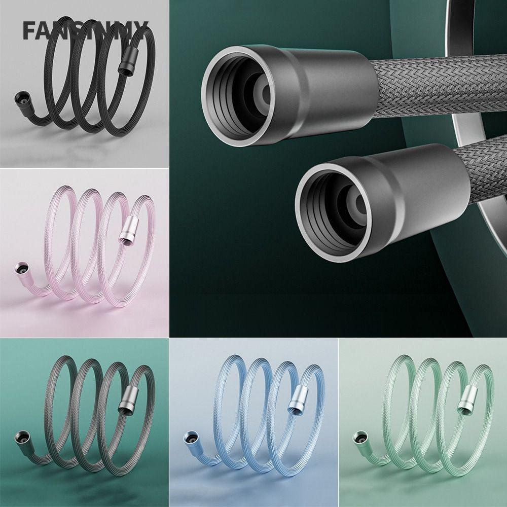 FANSINMY สายฝักบัวมือถือ, Anti Winding Universal Interface Shower Tube, ทนทาน 1.5/2 เมตรยืดหยุ่น GI/