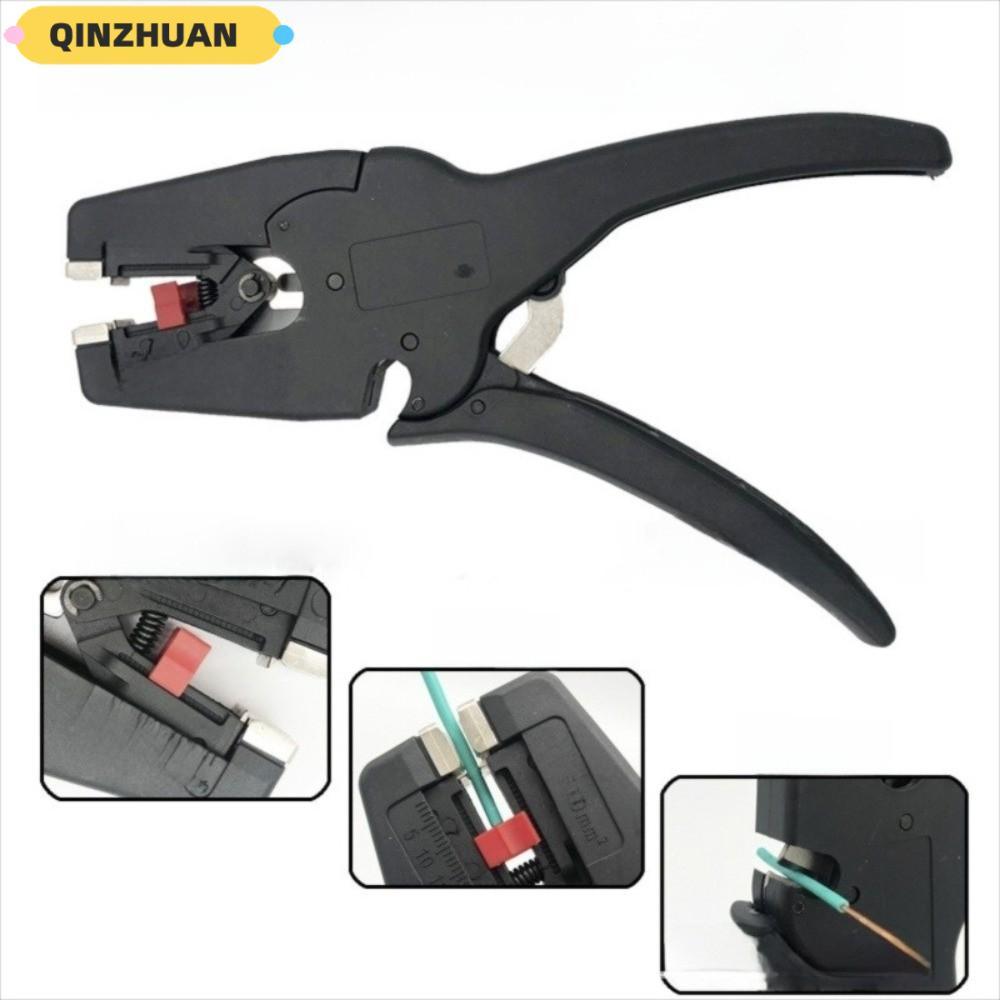 QINZHUAN คีมปอกสายไฟอัตโนมัติ, Mini 32-7AWG คีมลวด,คุณภาพสูง Heavy Duty 2 in 1 แบบพกพาไฟฟ้าซ่อมเครื่