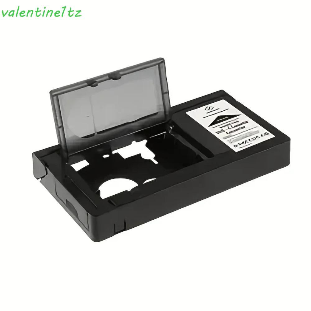 อะแดปเตอร์เทป YOGIC VHS-C, กล่องแปลงอะแดปเตอร์เทปคาสเซ็ต VHS-C, ไม่รวมแบตเตอรี่ใช้งานง่ายสีดํามอเตอร