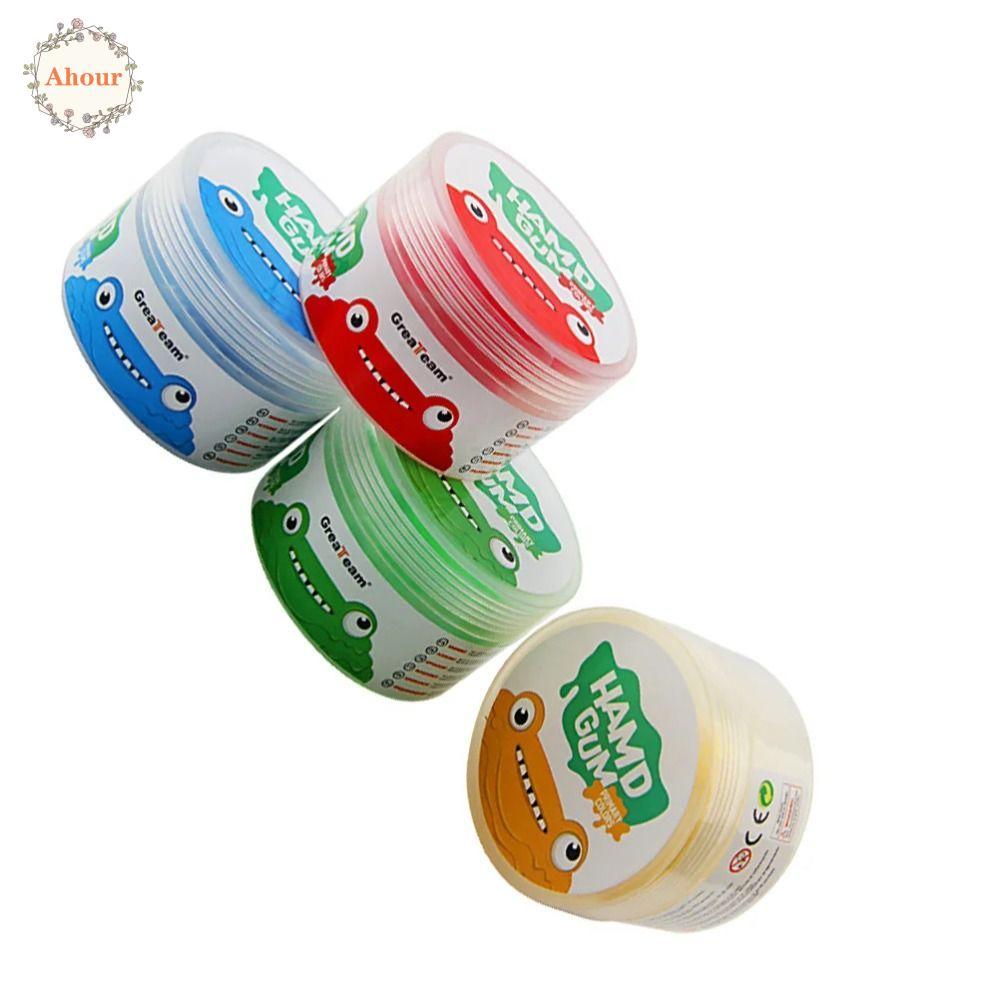 AHOUR Finger Training Putty, 4 ชิ้น/เซ็ต Soft ยืด Hand Putty Squiz ของเล่น, บีบของเล่น Non-Sticky So