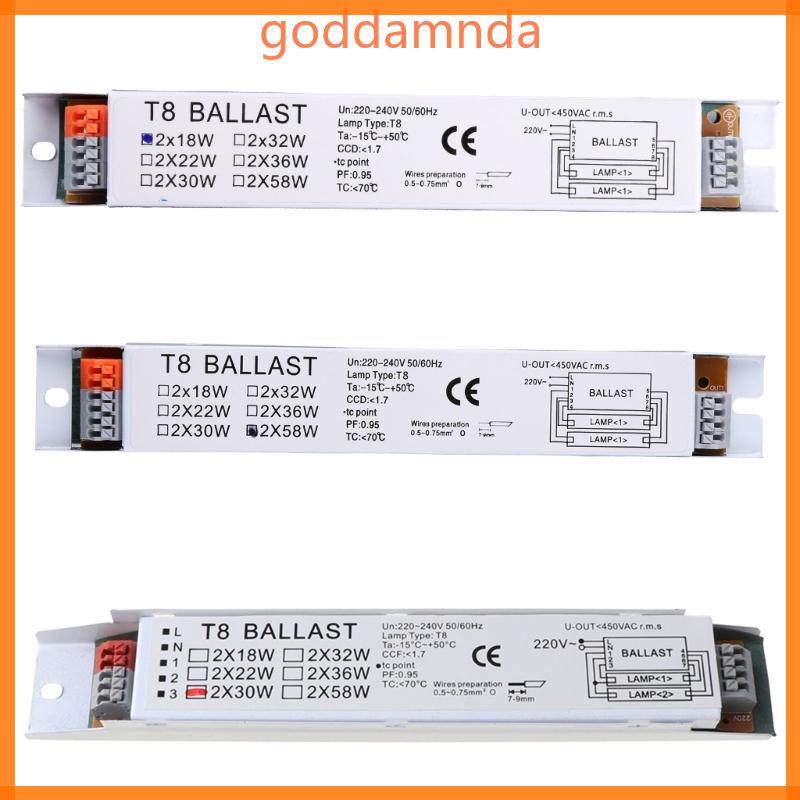 GODD T8 18 30 58W ทันทีเริ่มต้นโคมไฟเรืองแสงอิเล็กทรอนิกส์บัลลาสต์สากล