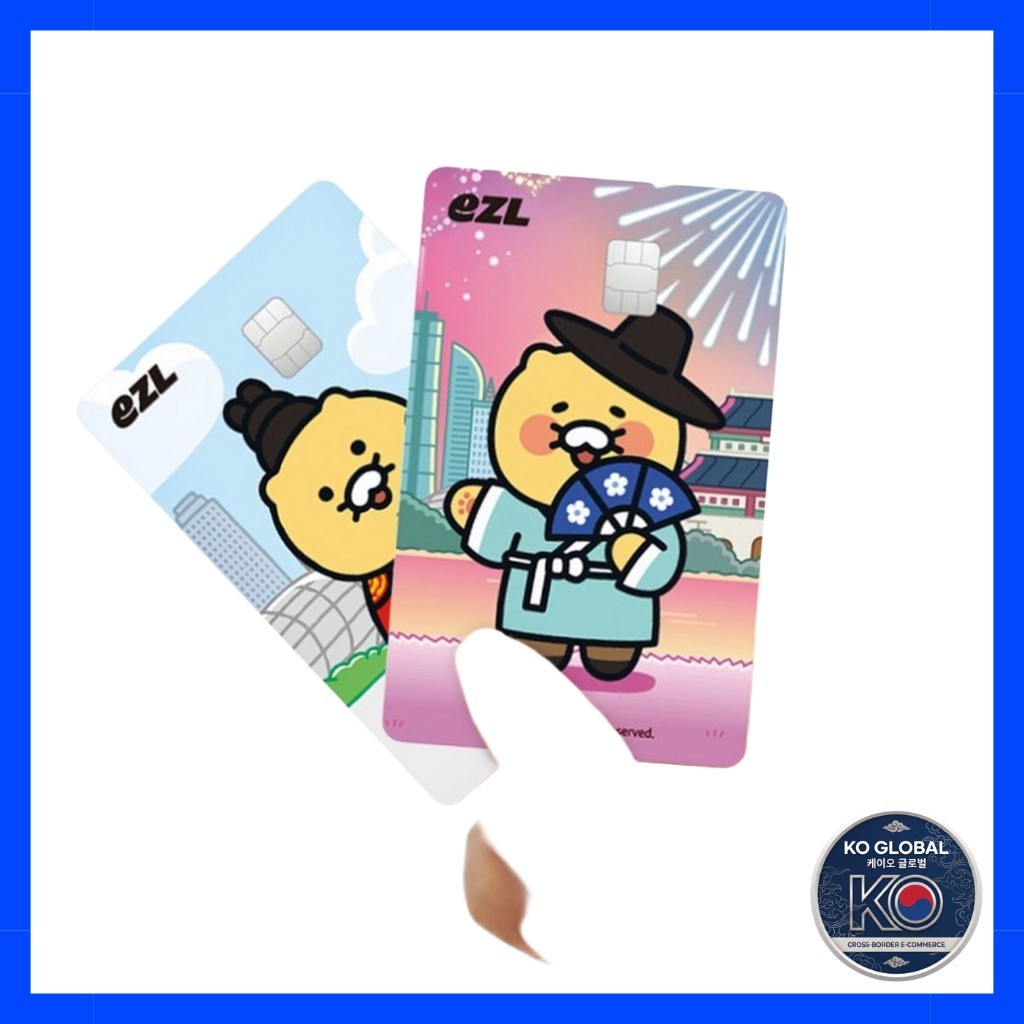 [ezl] การ์ด Cashbee แบบชาร์จได้ของฮันบก 1 ชิ้น / การ์ด Cashbee เกาหลี / การออกแบบแบบชาร์จไฟได้โดย [เ