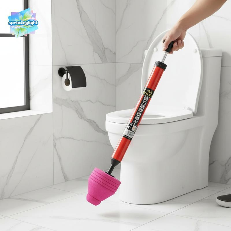 SPGH High Pressure Toilet Plunger Drain Unbloer คู่มือที่มีประสิทธิภาพ Pneumatic Toilet Plunger Hot
