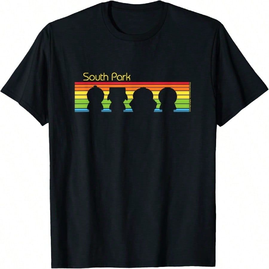 South Park - เสื้อยืด Rainbow Silhouettes