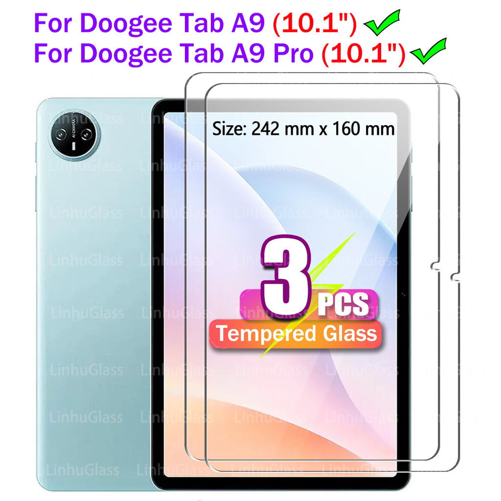 1‐3PCS แท็บเล็ตป้องกันฟิล์มสําหรับ Doogee U9 U13 U12 U11 U10 2025 pro HD Clear Screen Protector สําห