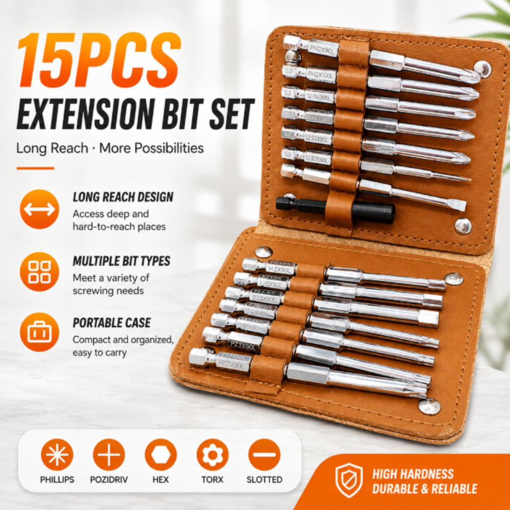 ชุดดอกสว่านกระแทกอากาศอเนกประสงค์ Cross Flat Torx Hex ดอกไขควง