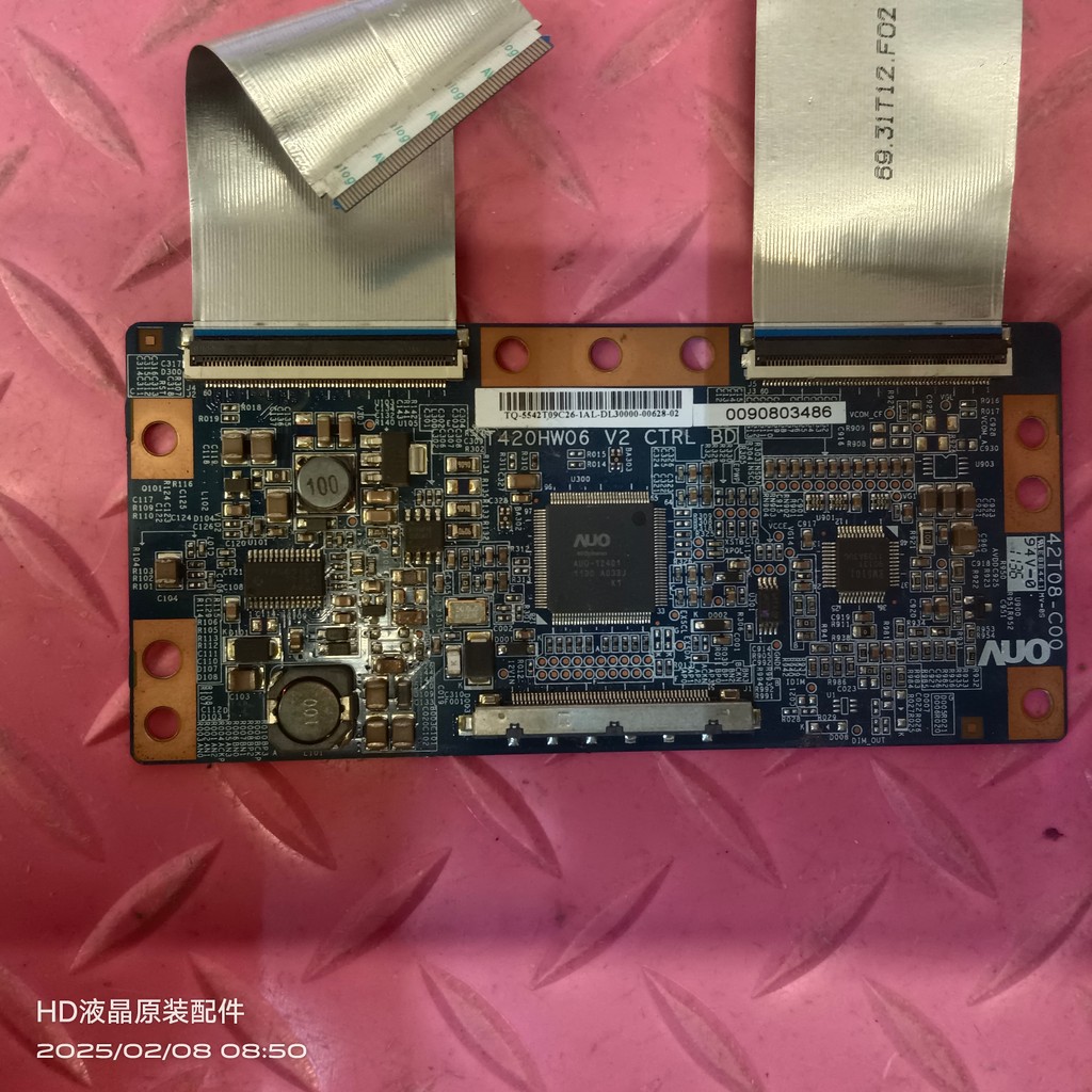 Original Changhong ITV42839E LED42760X Logic Board 42T08-C00 T420HW06 V2