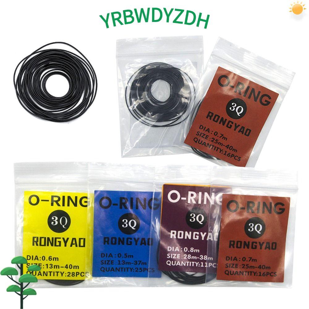 CRBWDK 1 แพ็คยาง O-Ring, ยางกันน้ํานาฬิกา, เครื่องมือซ่อมที่ทนทาน 0.5/0.6/0.7/0.8 มม. O-Ring ปะเก็นส