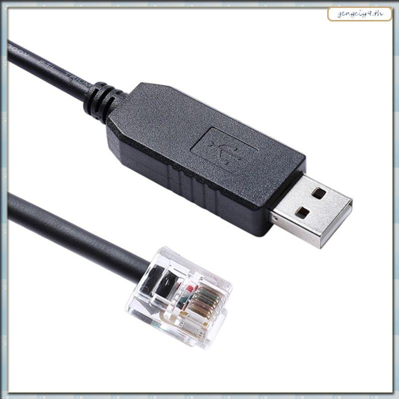 [ZBM] USB RS232/RS485 Serial to RJ12 6P6C สําหรับดาวน์โหลดและการสื่อสารสายเฟิร์มแวร์อัพเกรด 1 ม. A