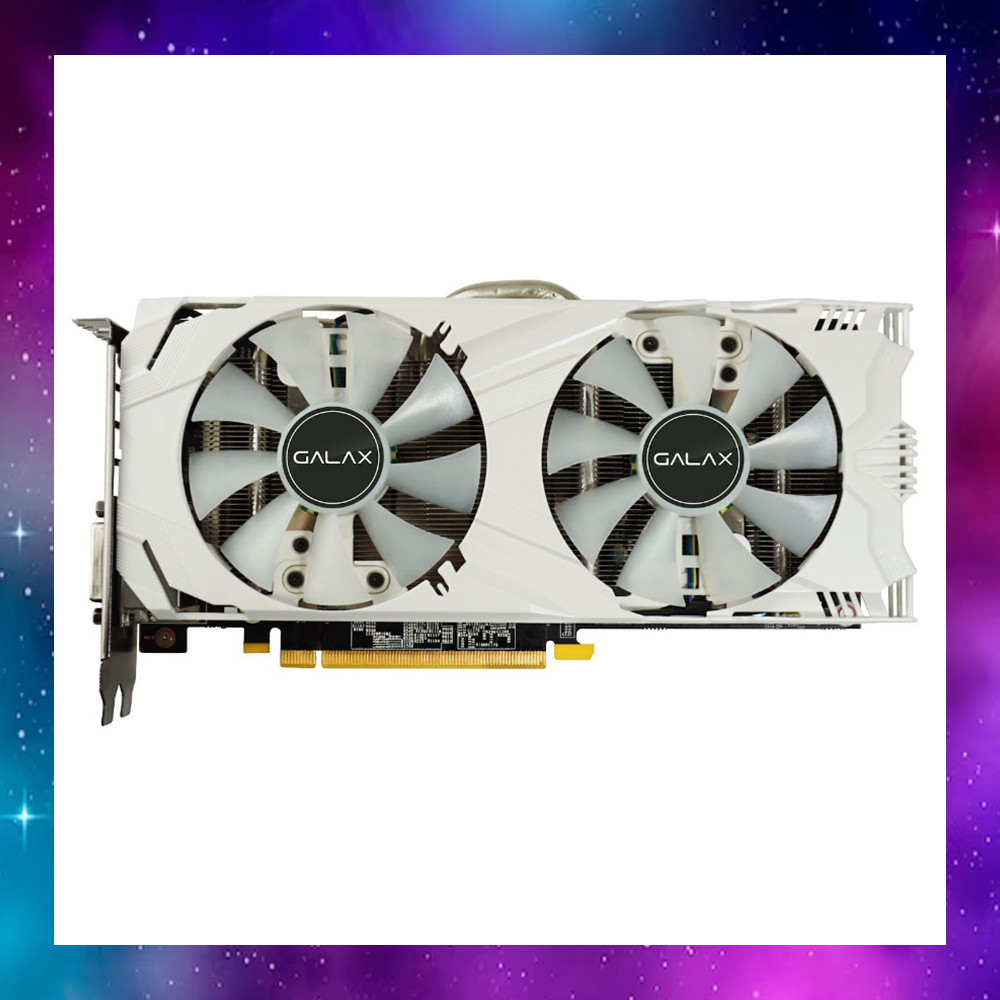 VGA (การ์ดแสดงผล) GALAX GTX1060 1060 EXOC WHITE 6GB ใช้งานปกติ