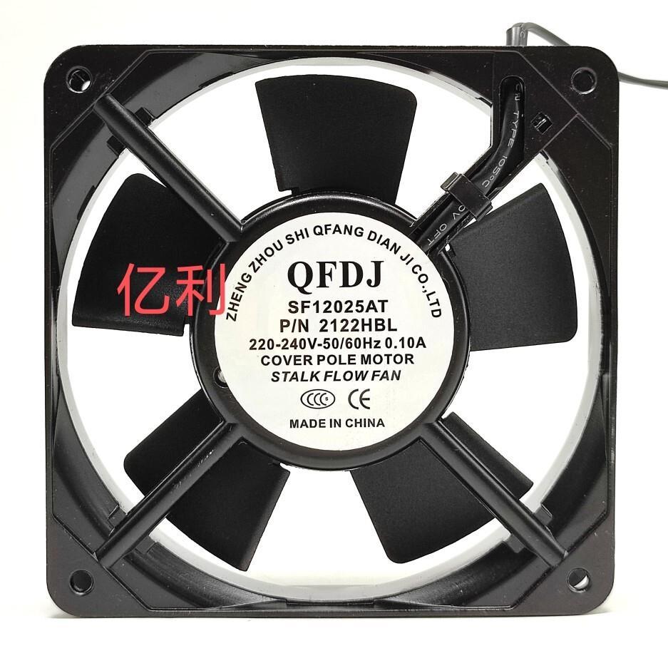 QFDJ SF12025AT P/N 2122HSL 220V 12CM 12025 พัดลมระบายความร้อนแบบแกน