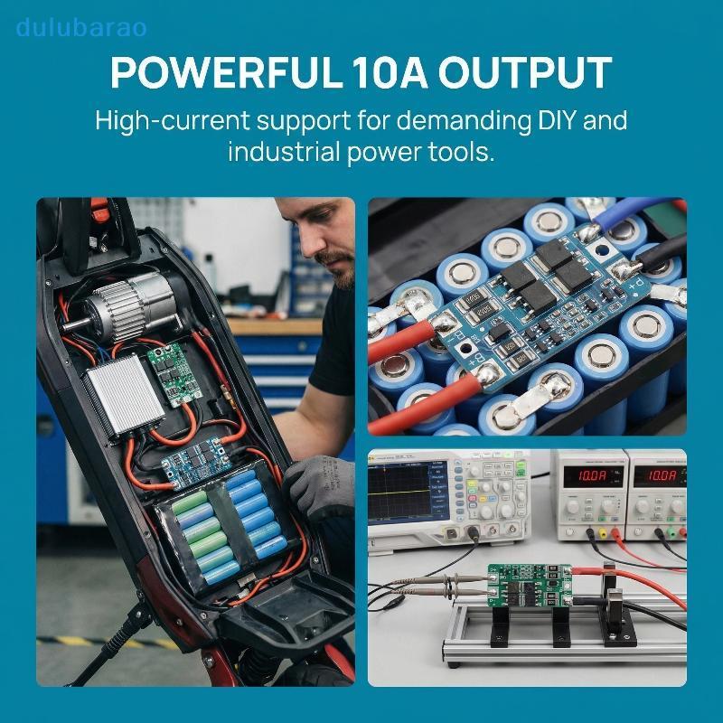 [DUL] 2S 10A LiFePO4 BMS พร้อม Balancing สําหรับ 18650/32650 แบตเตอรี่ Pa AO