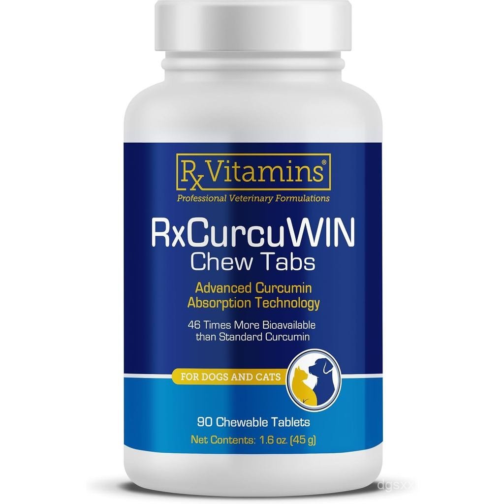 Rx Vitamins CurcuWIN - ขมิ้นสําหรับสุนัขและแมว - 90ct