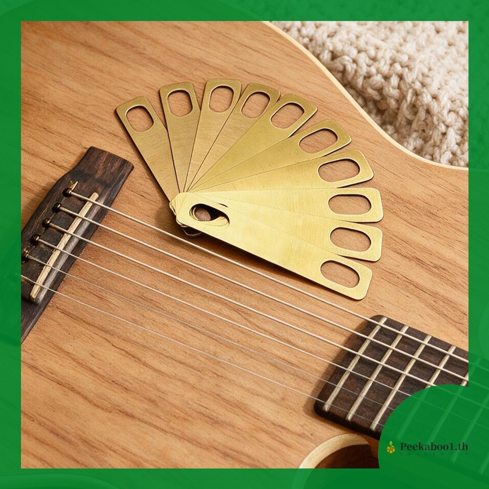 [Peekaboo1.th] กีตาร์ไฟฟ้าทองเหลืองคอ Shim Plate Bolt- Angle Luthier Repair Tool Bass Setup [Pekaboo