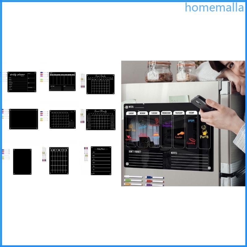 HO Magnetic Calendar Weekly Planner ปฏิทินแม่เหล็กกระดานดํา To-do-list Board
