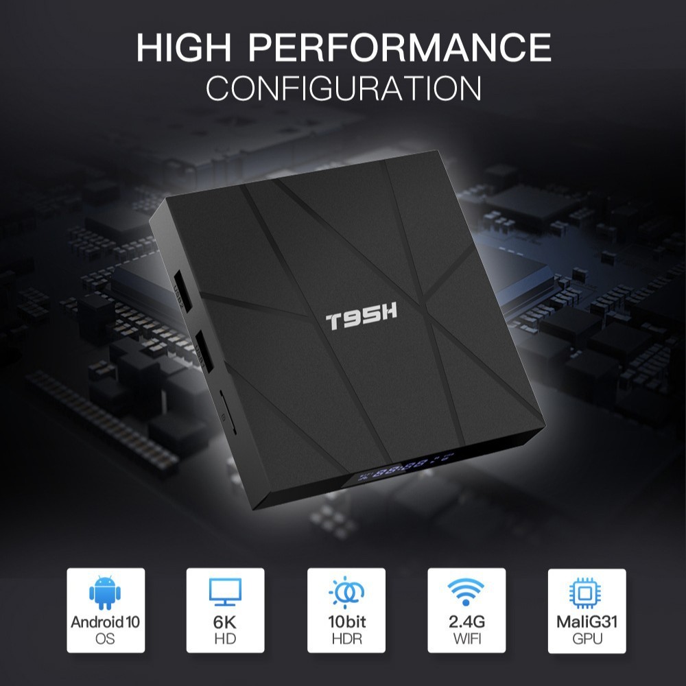T95 H Set-Top Box Android TV Box 4K Ultra High Definition Smart Network Player H616 TVBOX