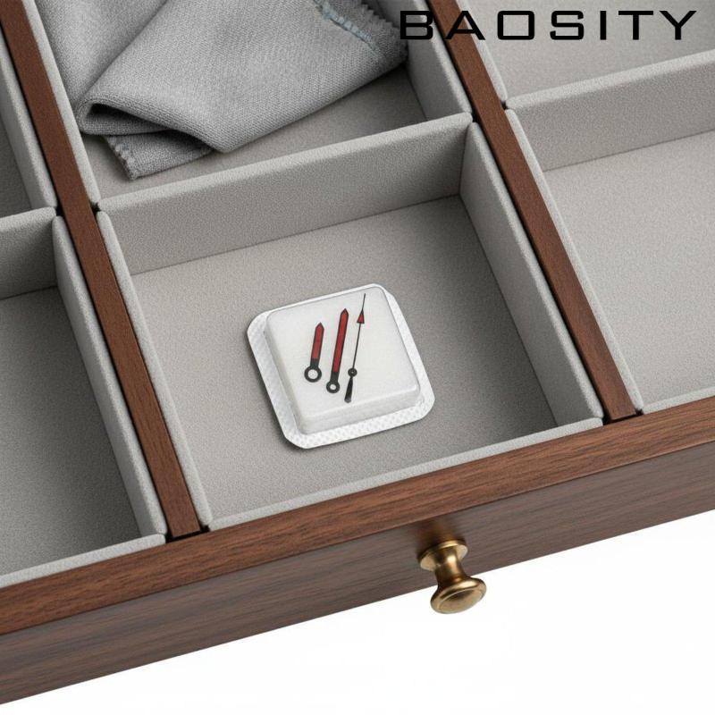 [Baosity] 2-6pack Watch Hands Watch Hands Replacement Part สําหรับช่างซ่อมนาฬิกาสีดํา