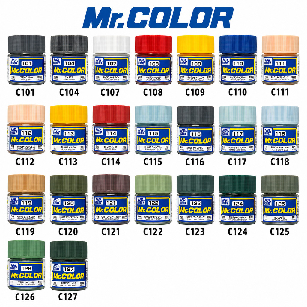 Mr.Hobby Mr.COLOR Solvent-Based Acrylic Paint (101-189)